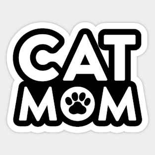 Cat Mom Sticker